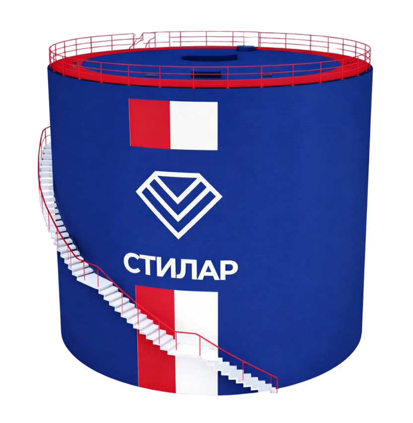 Цельносварной резервуар РВС для сточных вод 125 м³ от завода-производителя